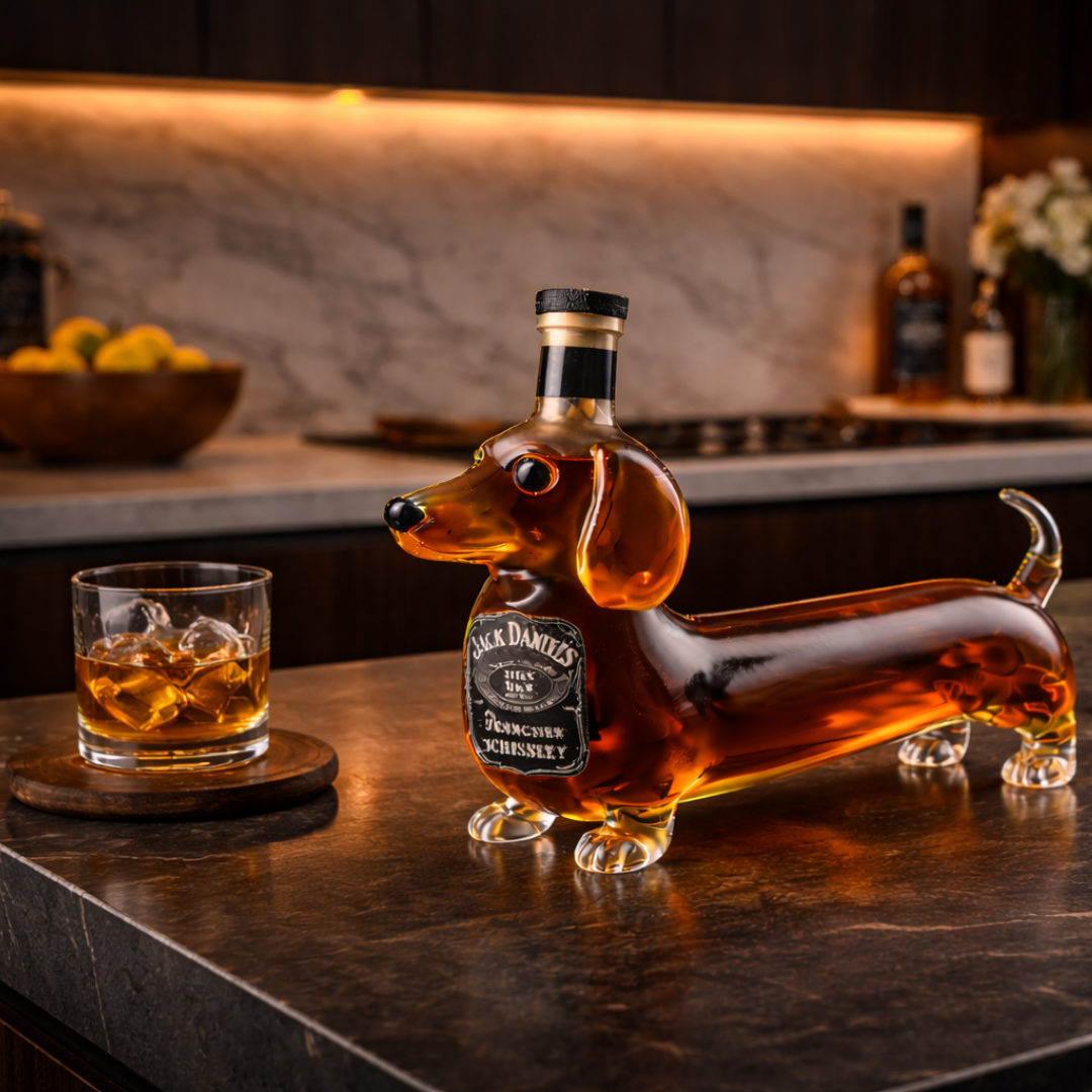 Bouteille de Jack Daniel's - Édition Dachshund
