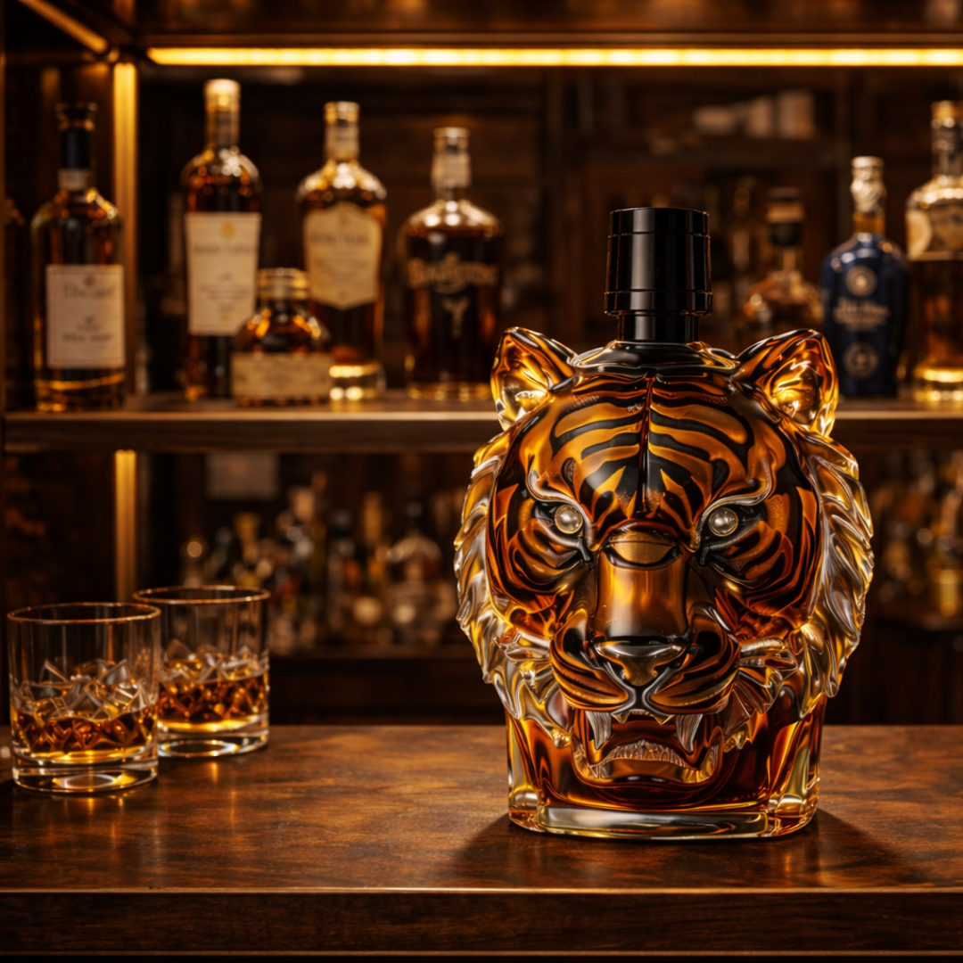 Bouteille de whisky - Édition Tigar
