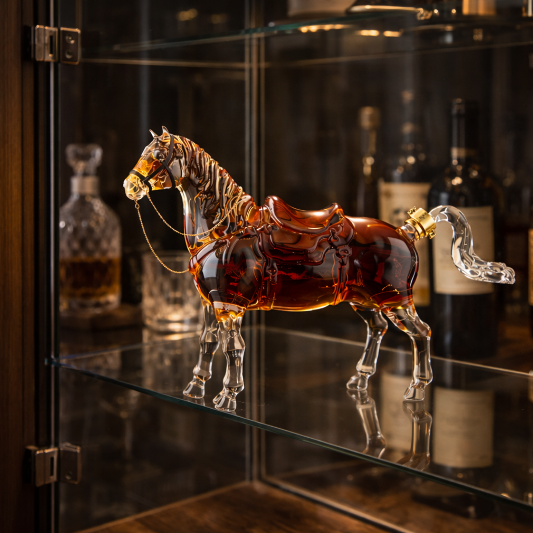 Bouteille à whisky - Édition cheval