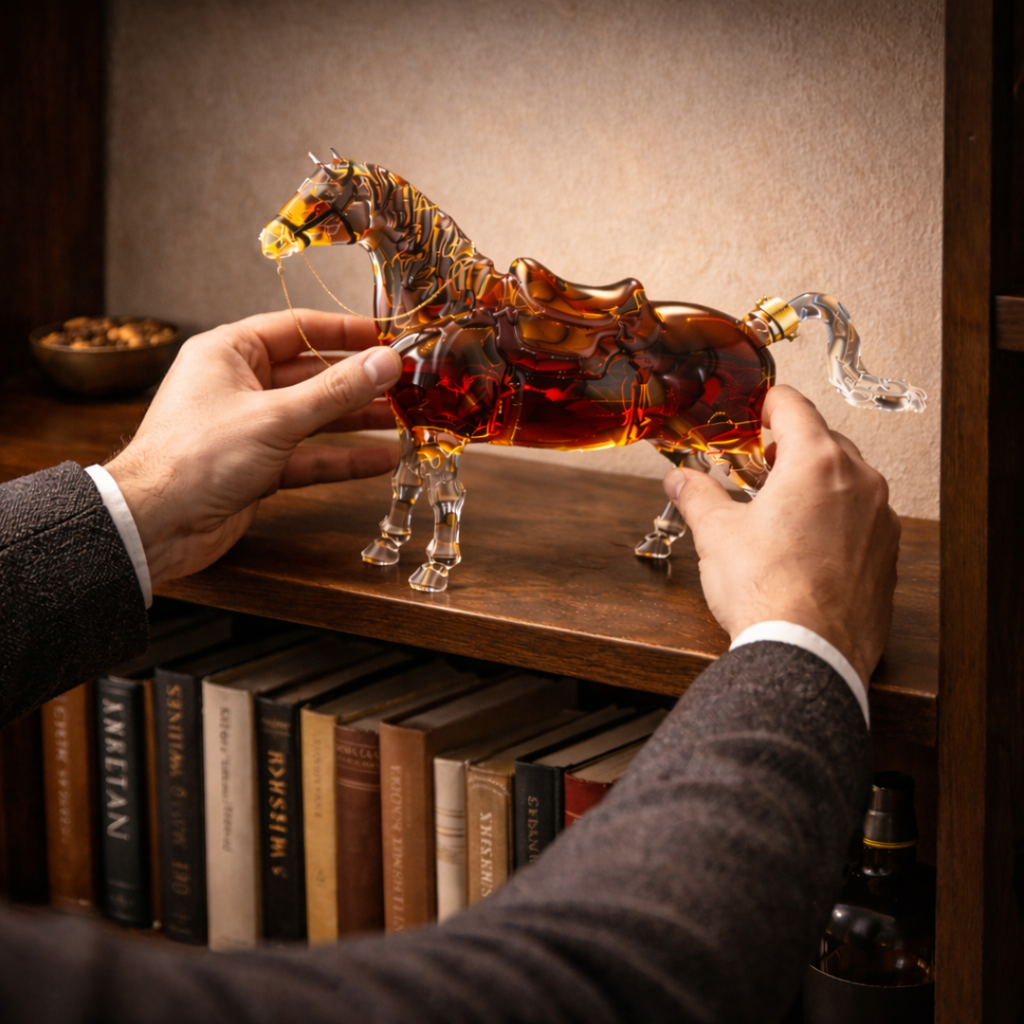 Bouteille à whisky - Édition cheval