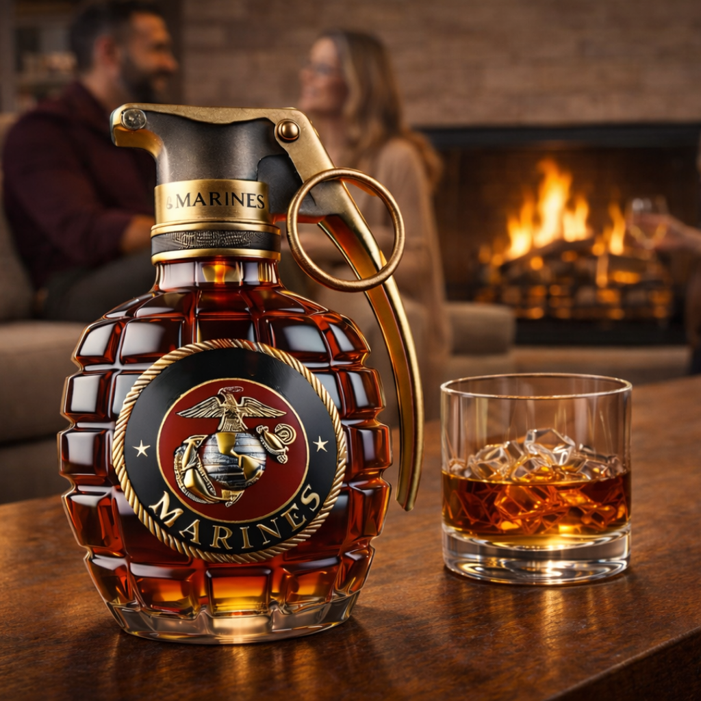 Bouteille de whisky - Édition grenade