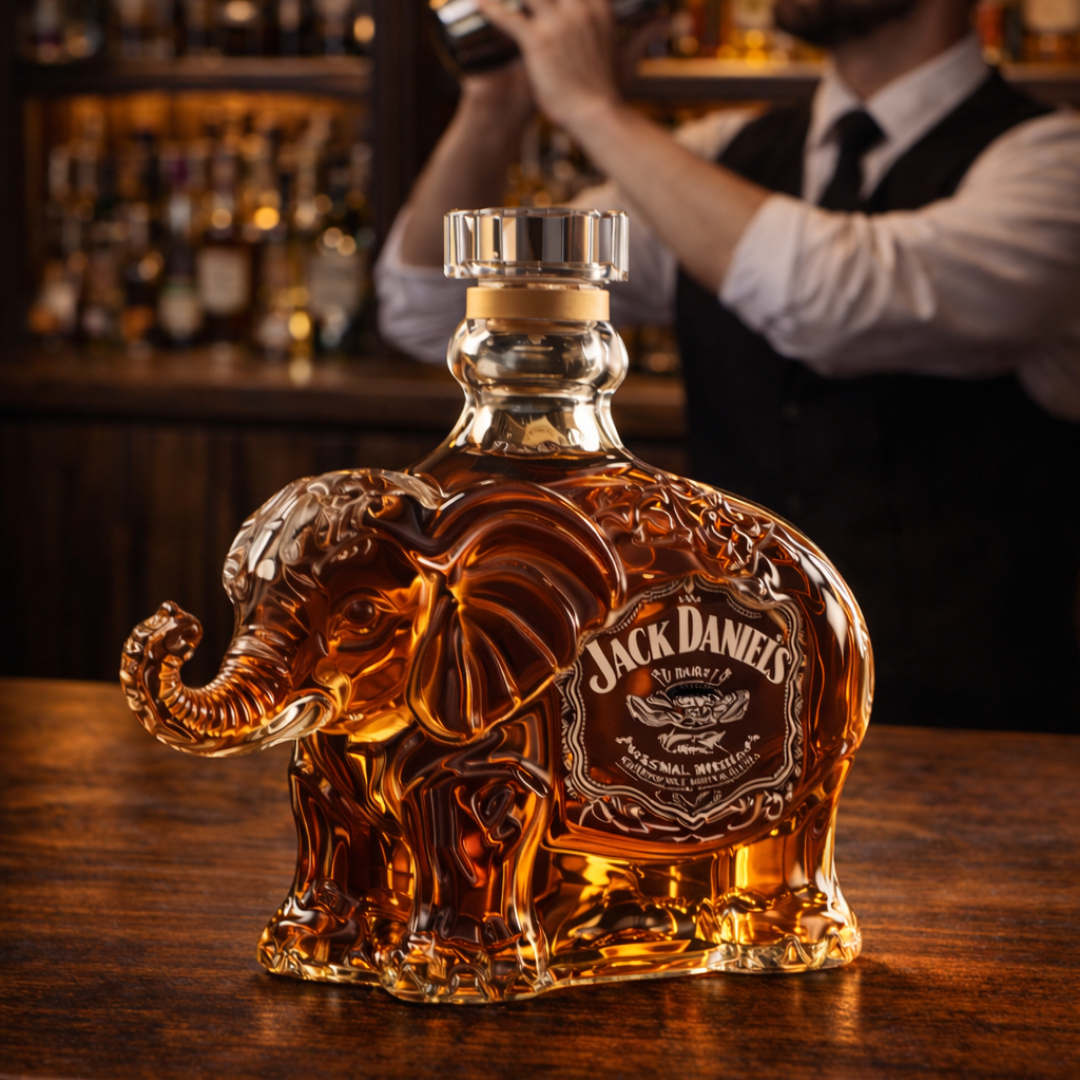 Bouteille de whisky Jack Daniel's - Édition avec Éléphant