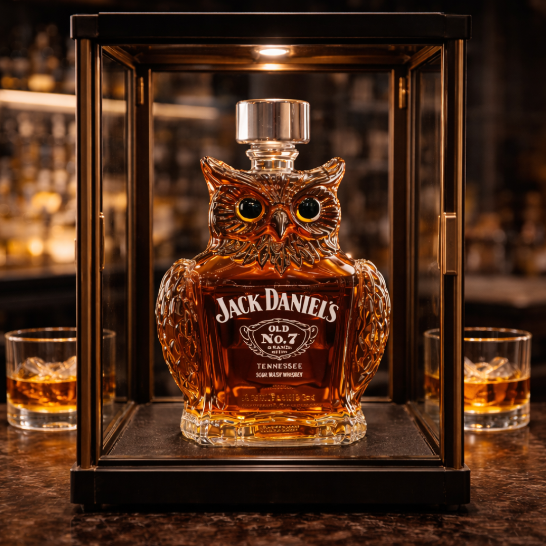 Bouteille de whisky en forme de hibou - Édition Sova