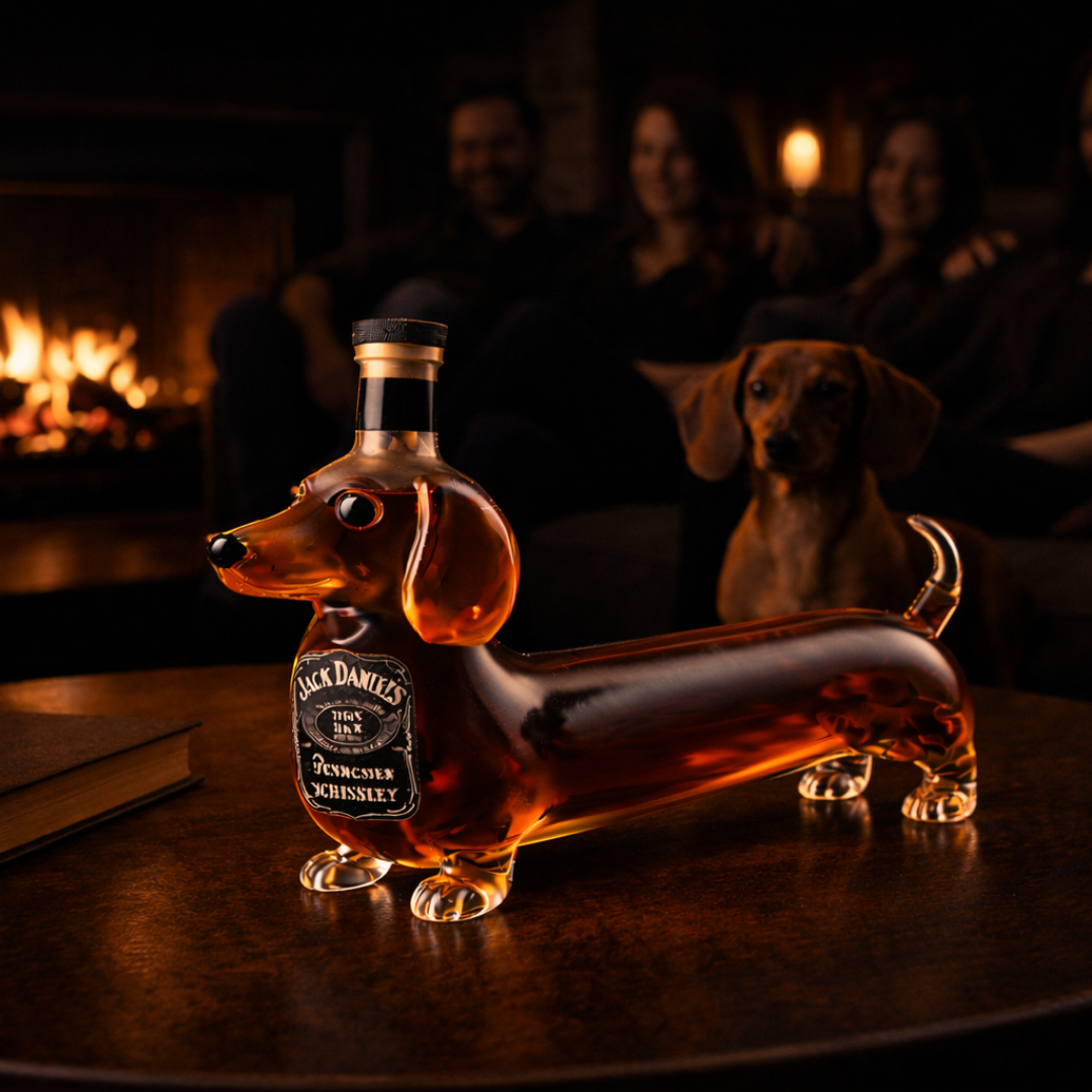 Bouteille de Jack Daniel's - Édition Dachshund