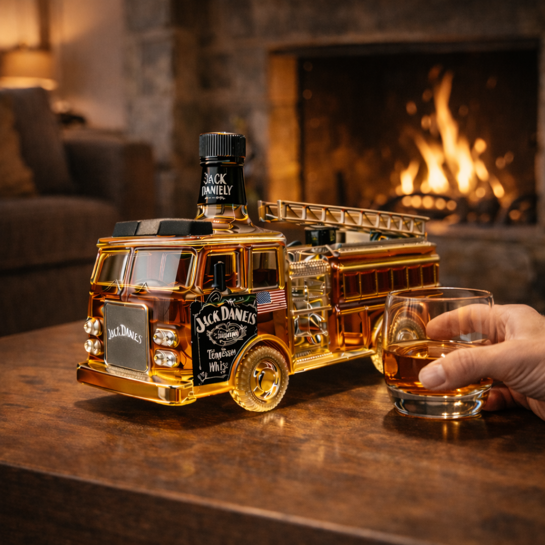 Bouteille de whisky Jack Daniel's - Édition pour pompiers