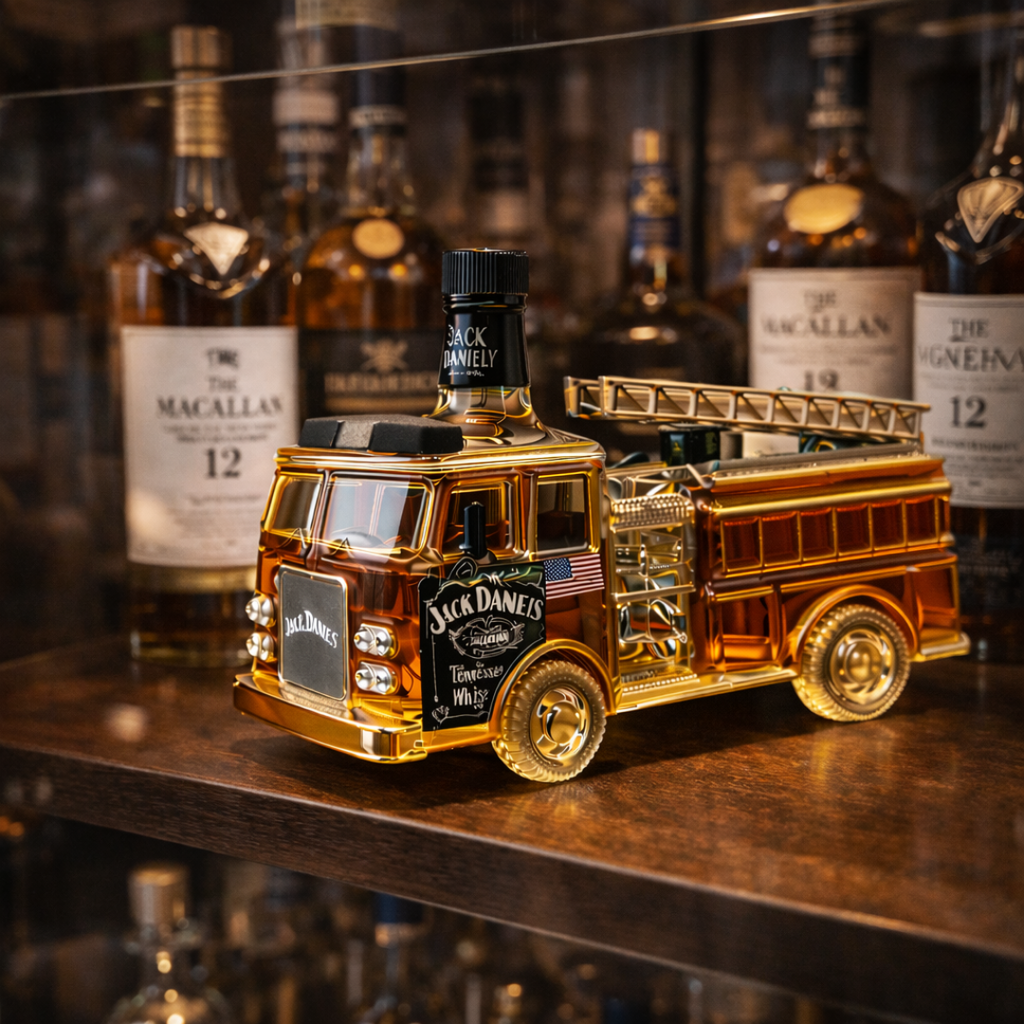 Bouteille de whisky Jack Daniel's - Édition pour pompiers