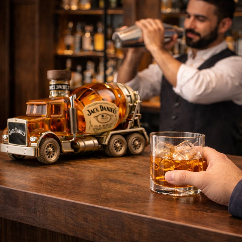 Bouteille de whisky Jack Daniel's - Édition camion