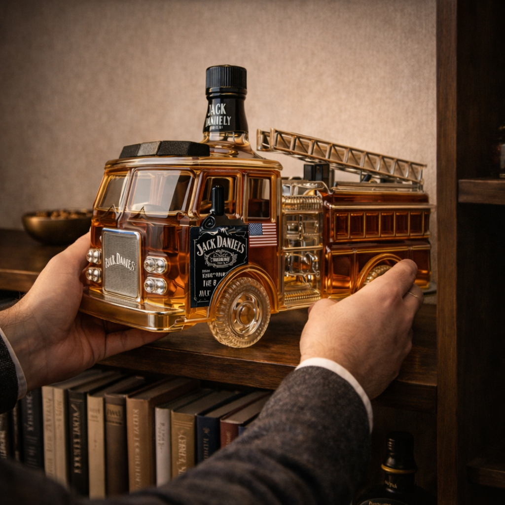 Bouteille de whisky Jack Daniel's - Édition pour pompiers