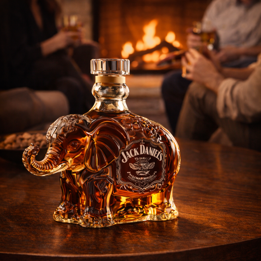 Bouteille de whisky Jack Daniel's - Édition avec Éléphant