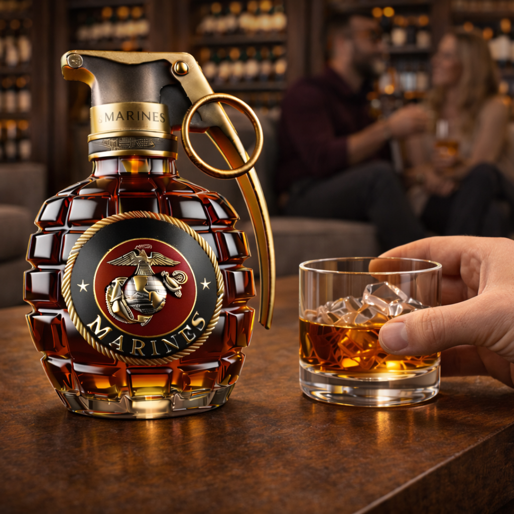 Bouteille de whisky - Édition grenade