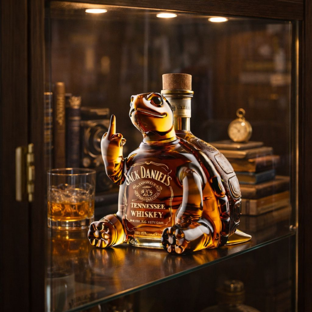 Bouteille de whisky Jack Daniel's - Édition tortue
