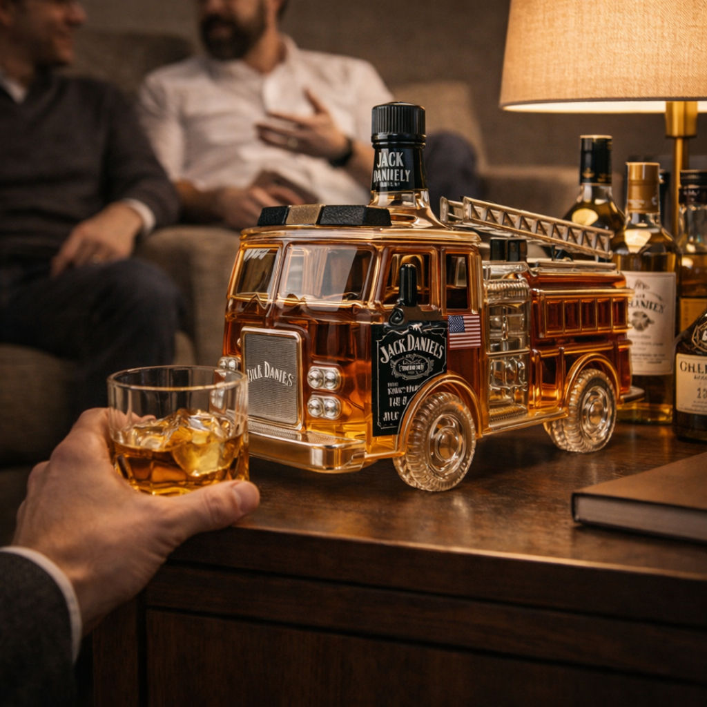 Bouteille de whisky Jack Daniel's - Édition pour pompiers