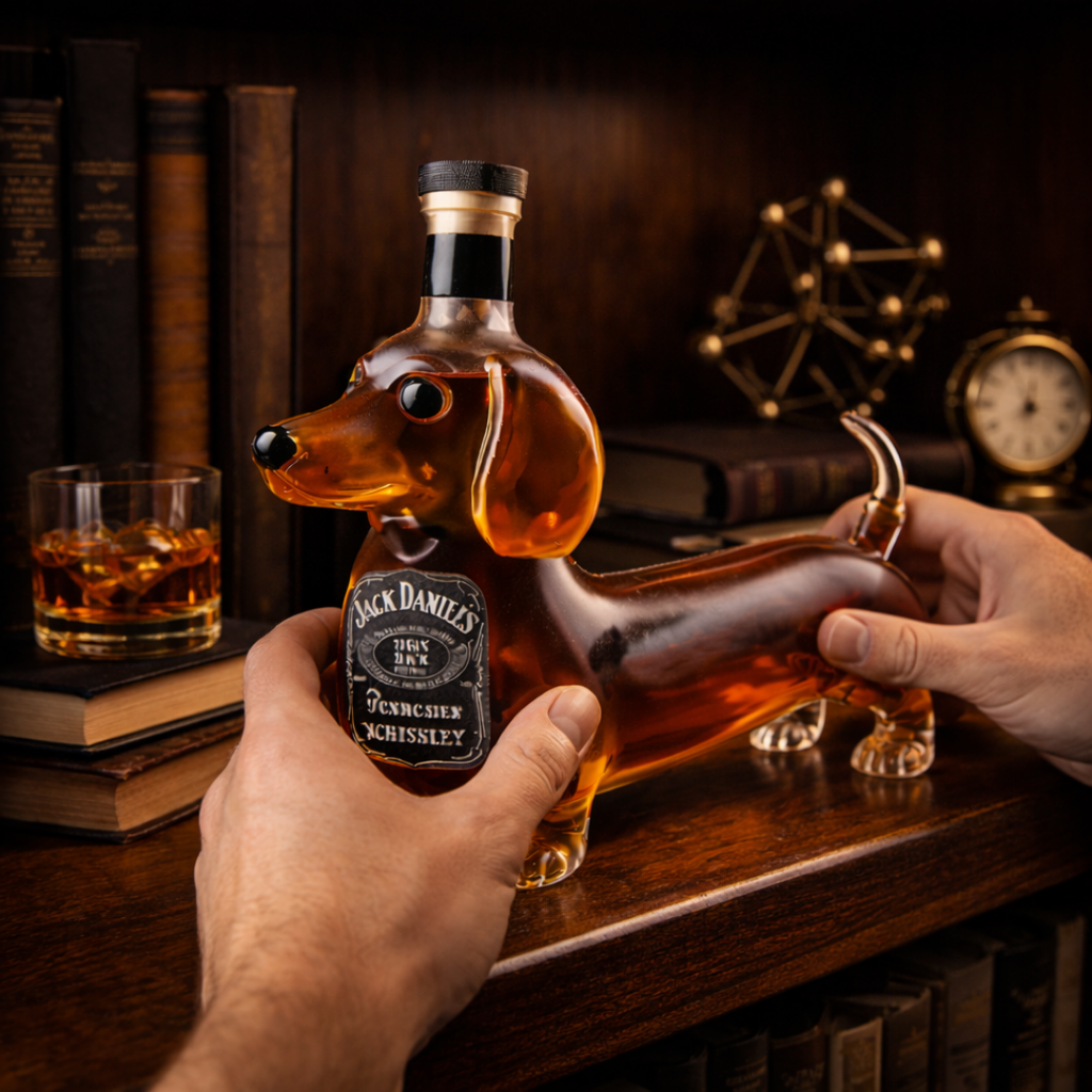 Bouteille de Jack Daniel's - Édition Dachshund
