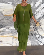 Lourdes | Robe longue fluide élégante