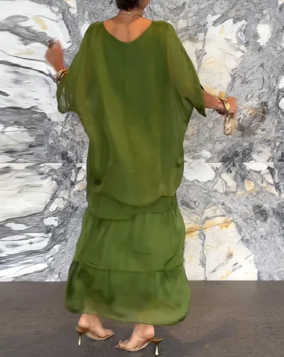 Lourdes | Robe longue fluide élégante