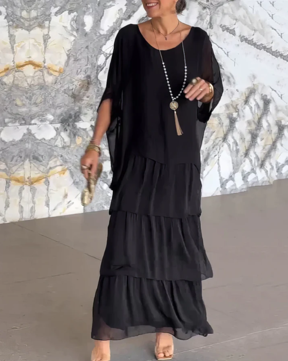 Lourdes | Robe longue fluide élégante