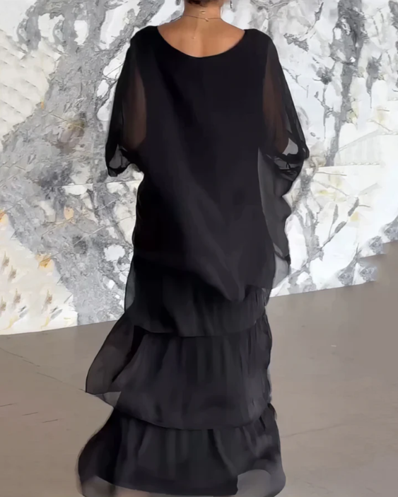 Lourdes | Robe longue fluide élégante