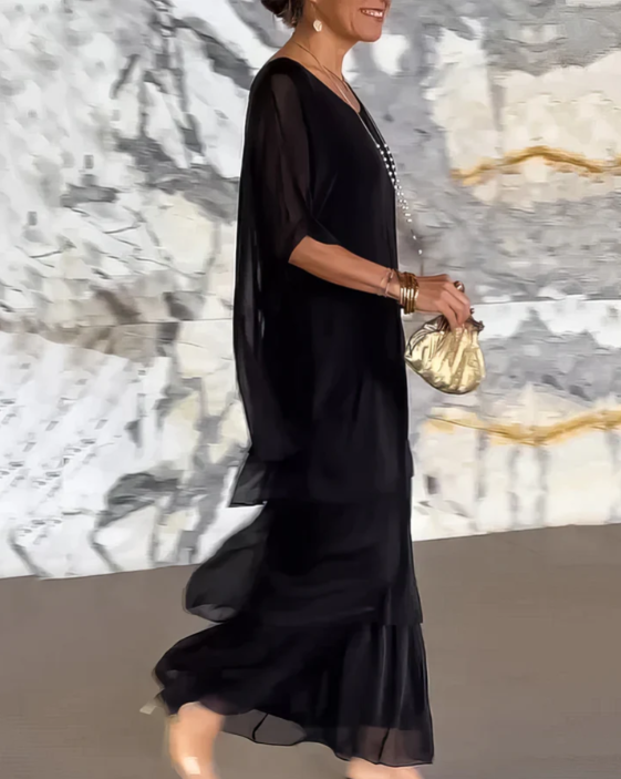 Lourdes | Robe longue fluide élégante