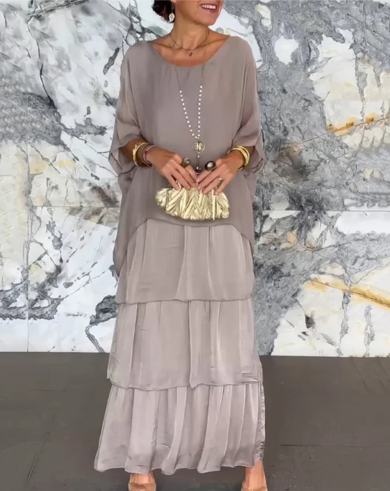 Lourdes | Robe longue fluide élégante