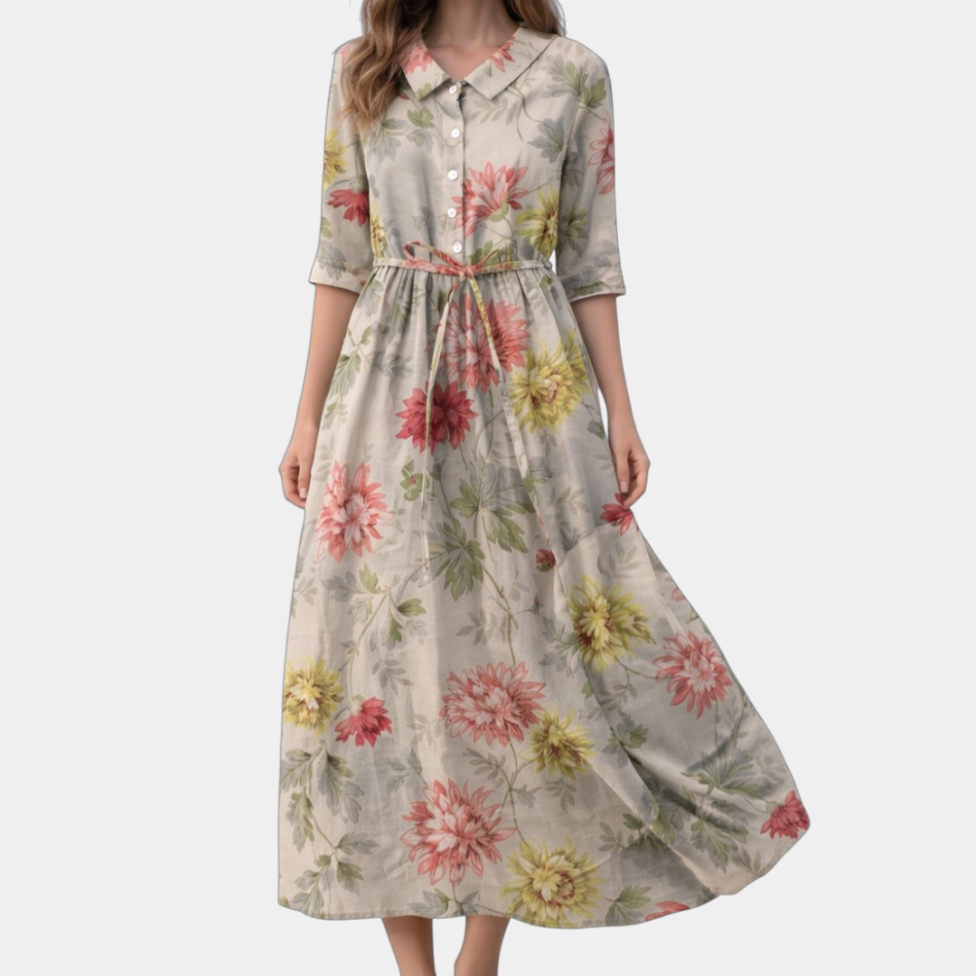 Estelle | Robe de fleurs des champs subtile