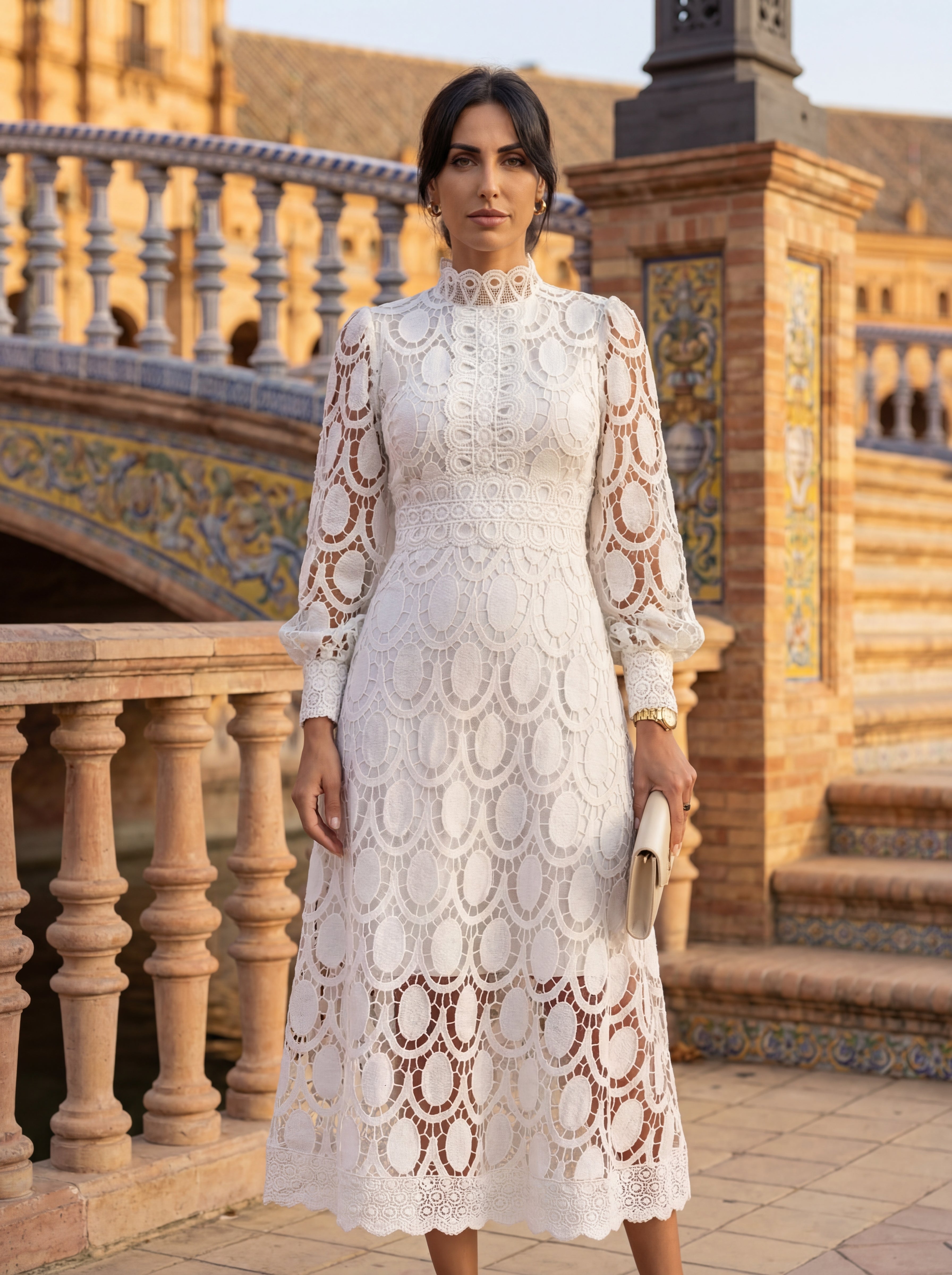 Carmona | Robe en dentelle printanière