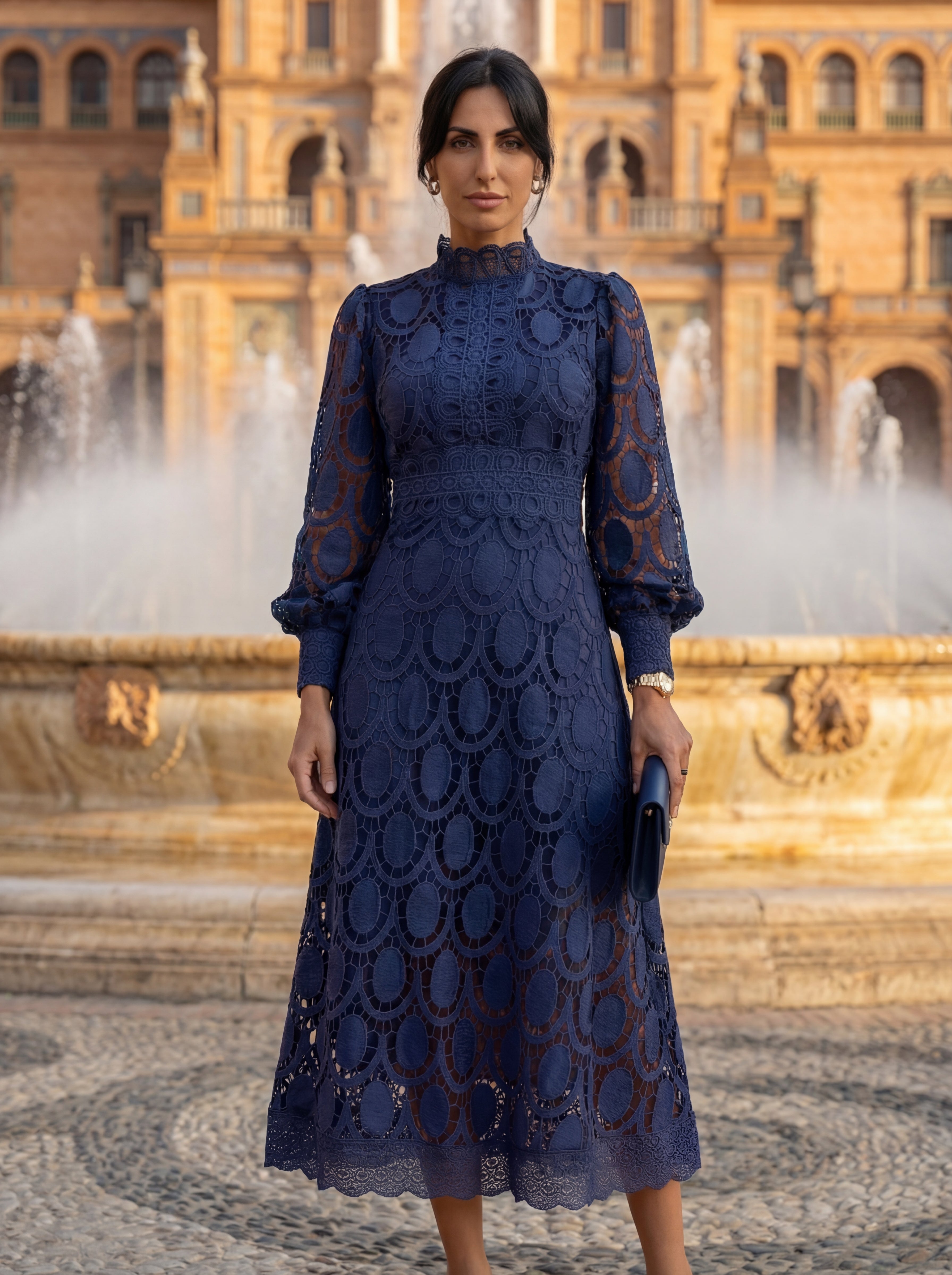 Carmona | Robe en dentelle printanière