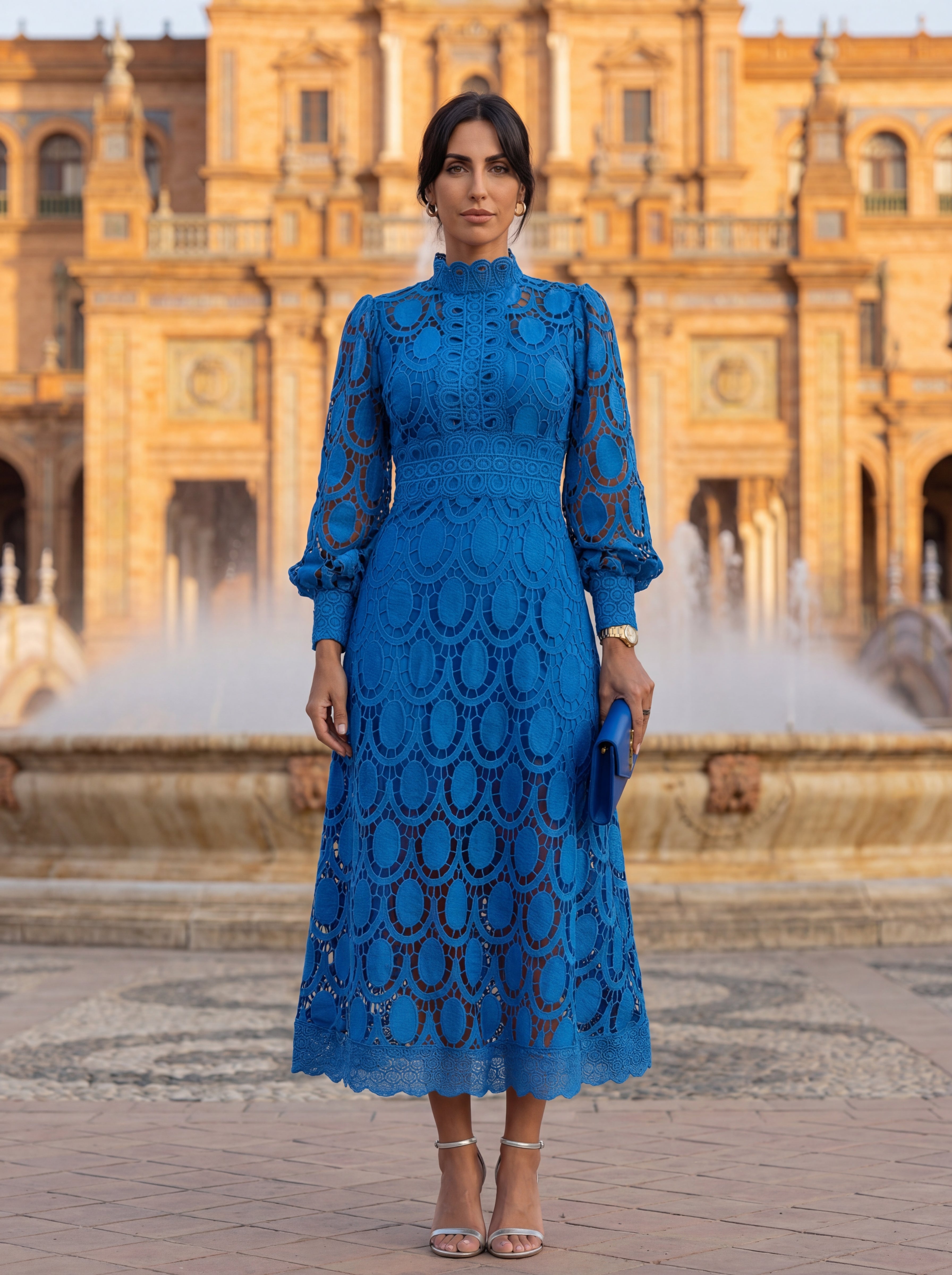 Carmona | Robe en dentelle printanière