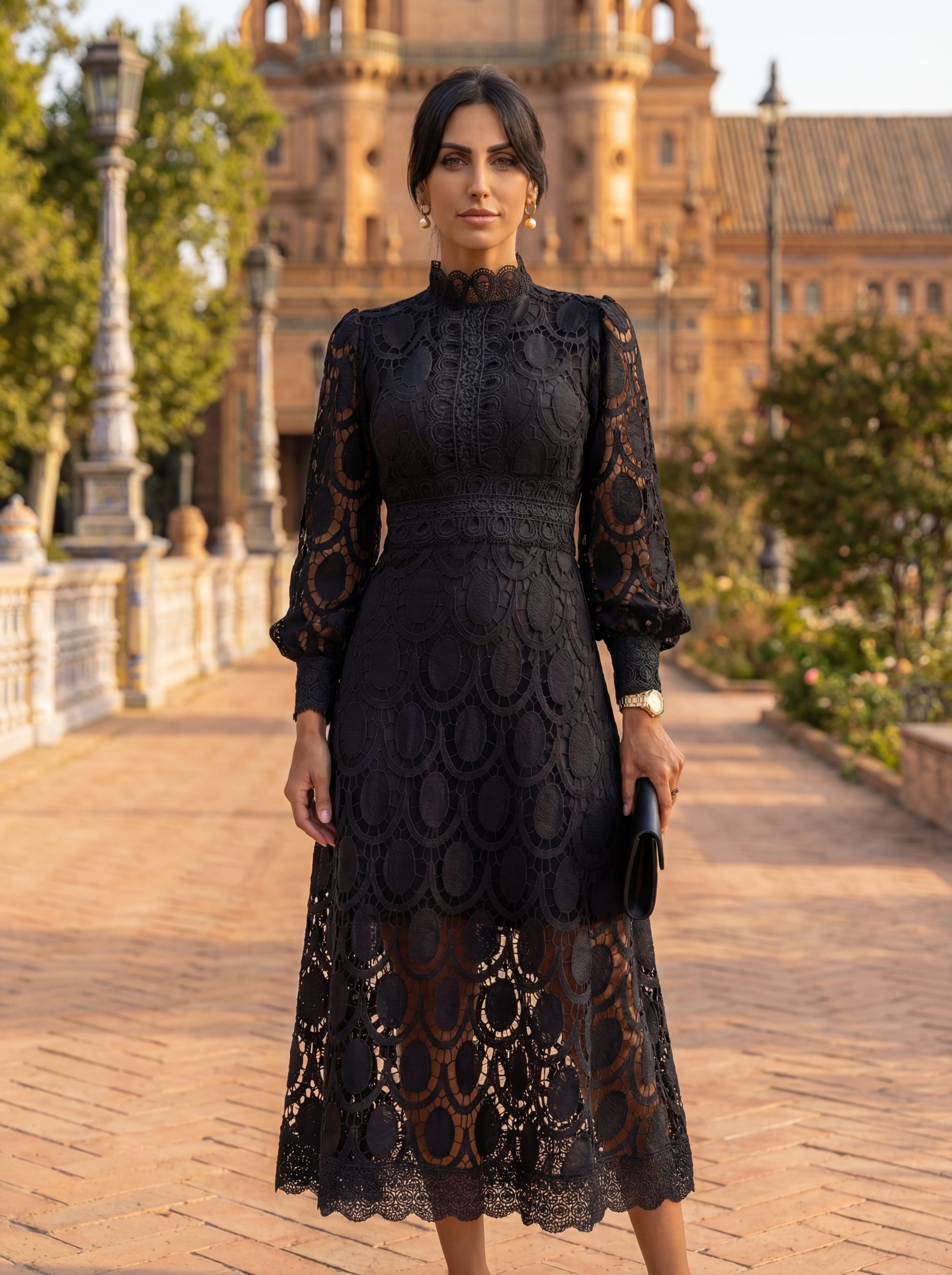 Carmona | Robe en dentelle printanière