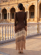 Salvia | Robe à franges