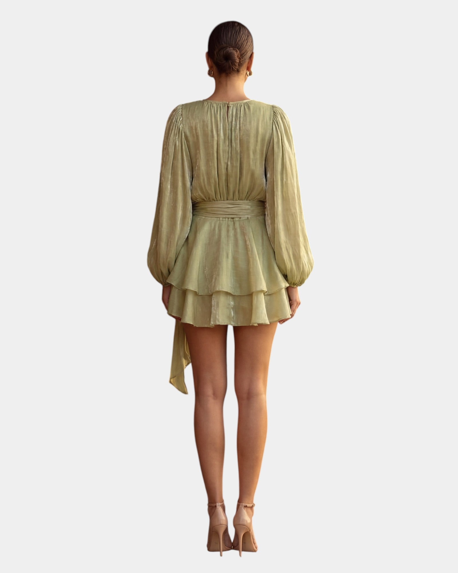 Aude | Robe courte volants