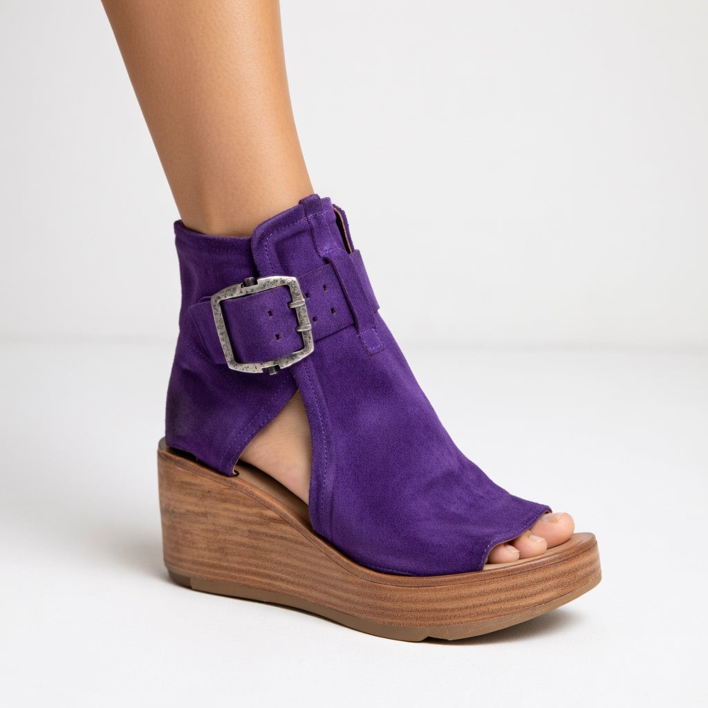Sofía | Bottines ouvertes avec talon à la mode moderne