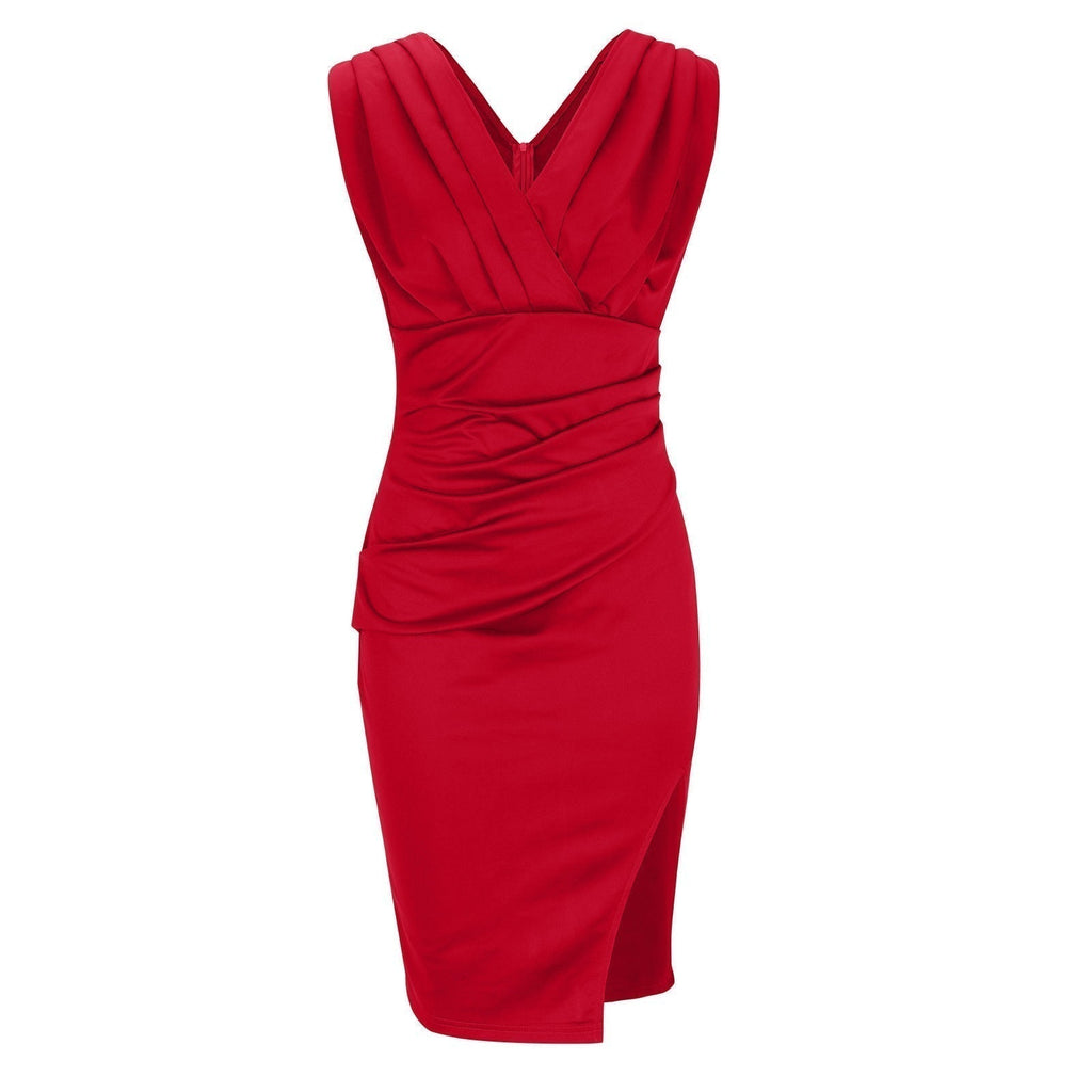 Robe Midi Drapée