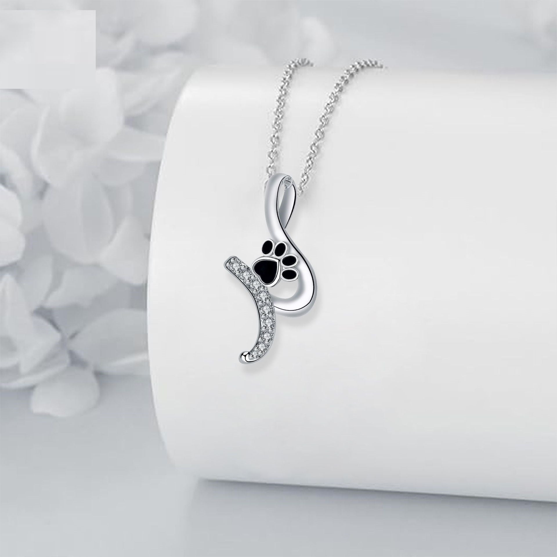 Collier Pendentif Empreinte de Tasse Charmant