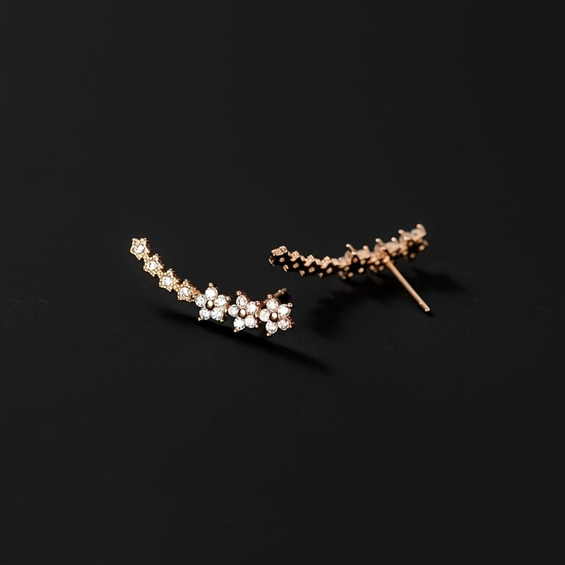 Éclore | Boucles d'oreilles intemporelles en fleurs