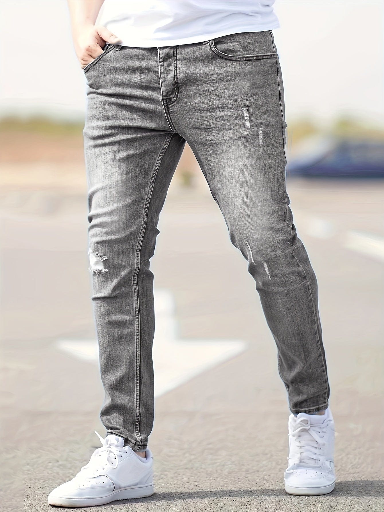 Alex | Jeans Slim Déchirés Tendance