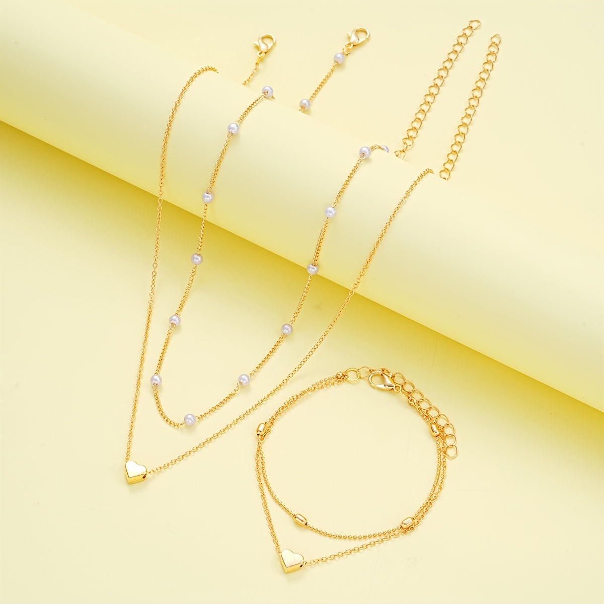 Ensemble de Collier et Bracelet Minimaliste Élégant