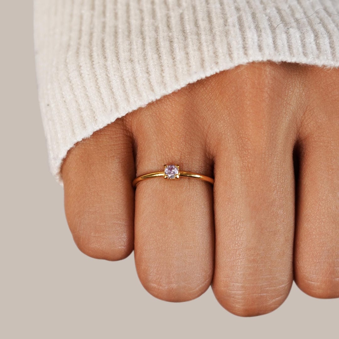 Bagues de Pierre de Naissance Uniques