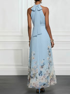 Freya | Robe Maxi Fleurie à Dos Nu