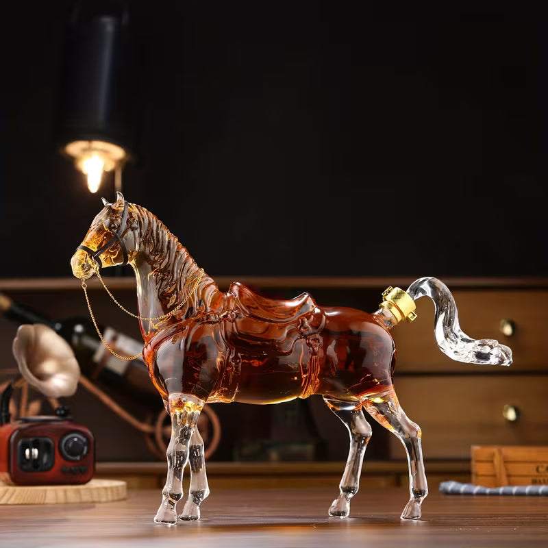 Bouteille à whisky - Édition cheval