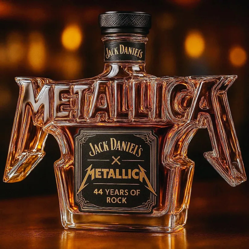 Bouteille de whisky - Édition Rock Metallica