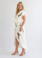 Catherine | Robe Wrap Élégante