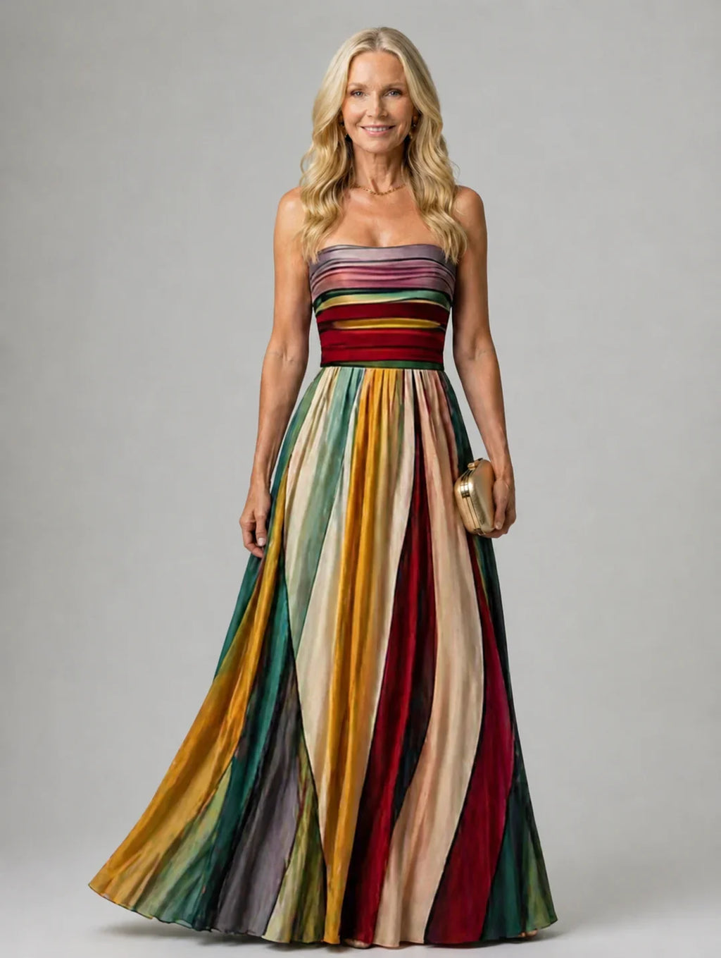 Claire | Robe A-Line sans bretelles et sans effort