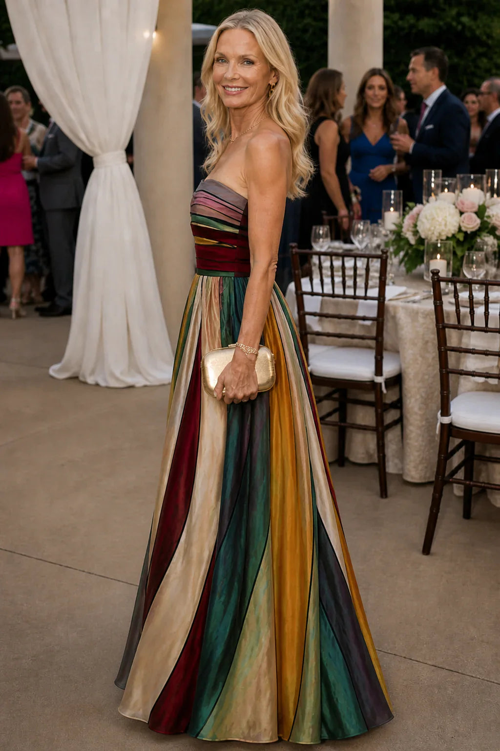 Claire | Robe A-Line sans bretelles et sans effort