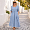 Claire | Robe Midi Élégante