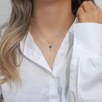Collier Pendentif Empreinte de Tasse Charmant