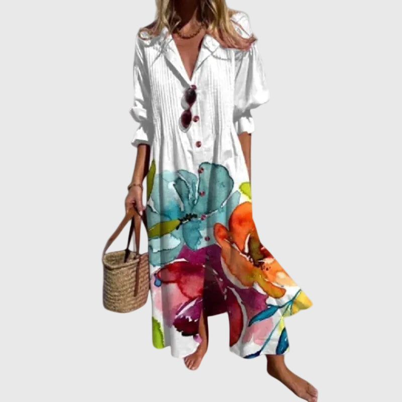 Francisca | Robe Maxi Bohème Élégante