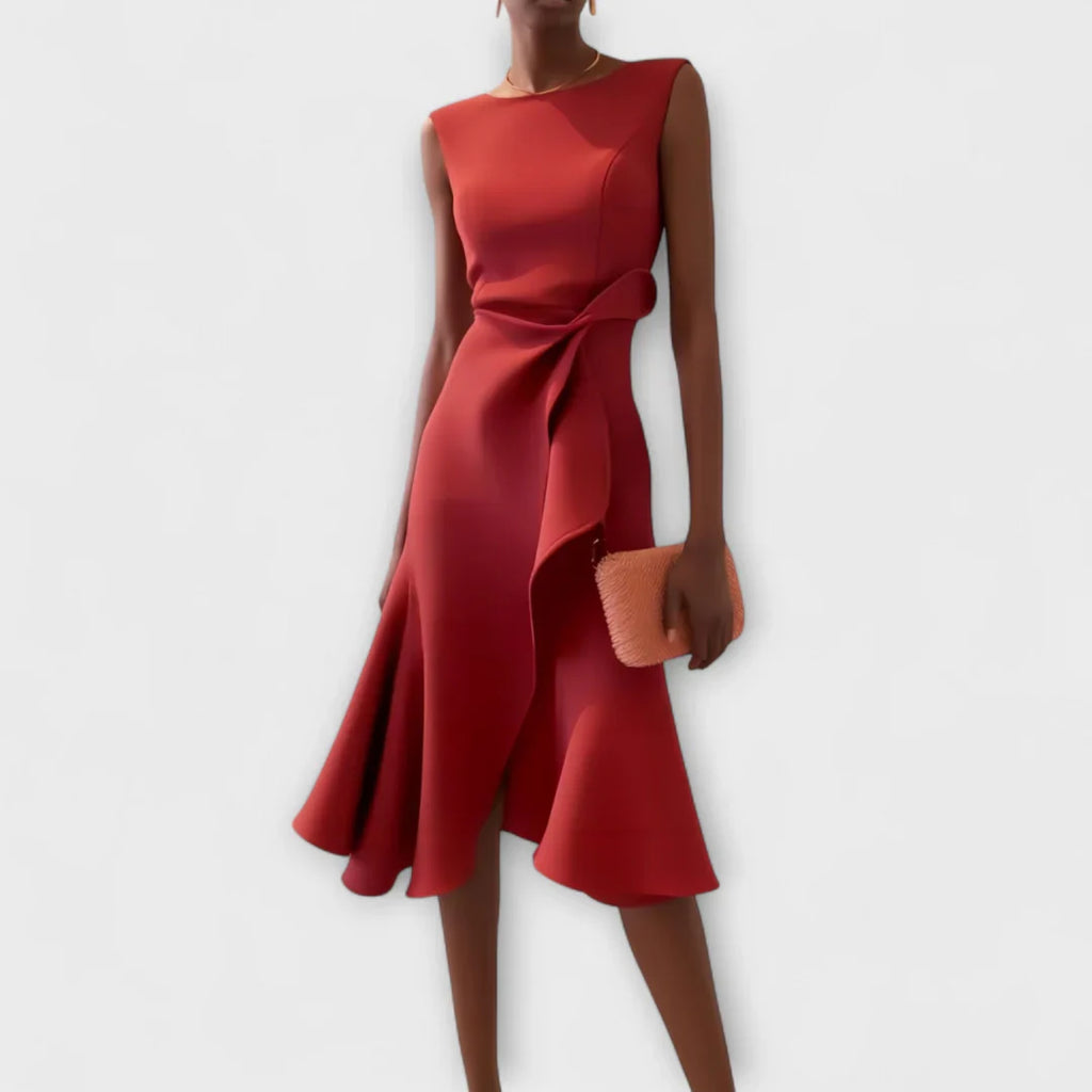 Darlene | Robe Midi Sophistiquée