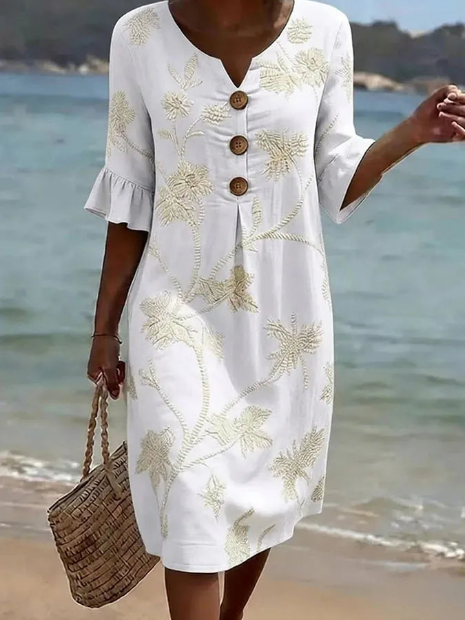 Delilah™ | Robe Chic à Imprimé Floral
