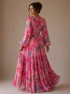 Eleanor | Robe portefeuille avec imprimé floral