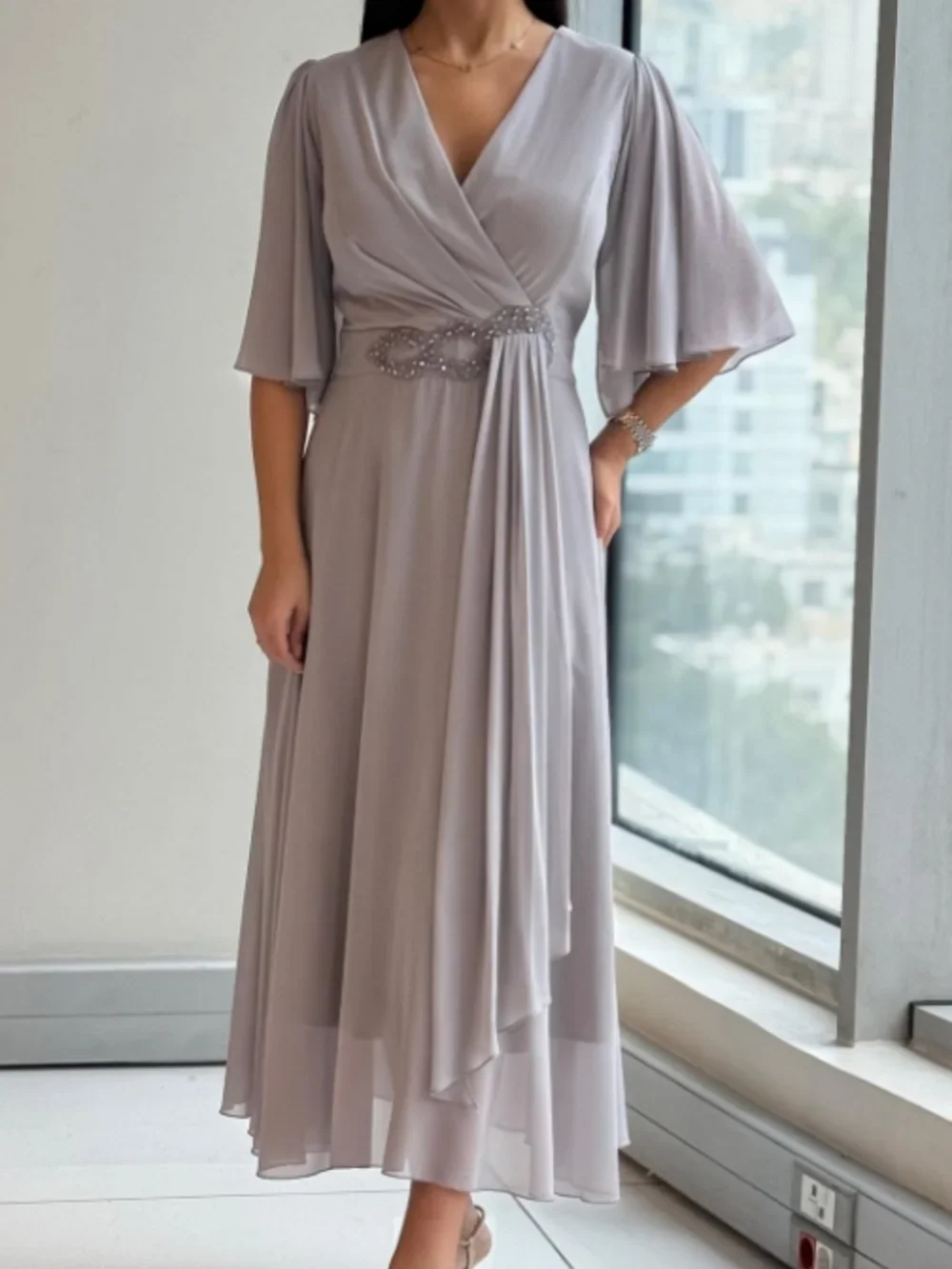 Ezina | Robe Longue Élégante